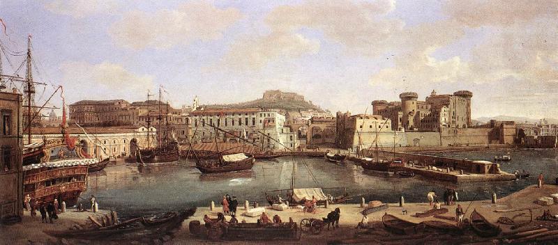 WITTEL, Caspar Andriaans van View of Naples Sweden oil painting art